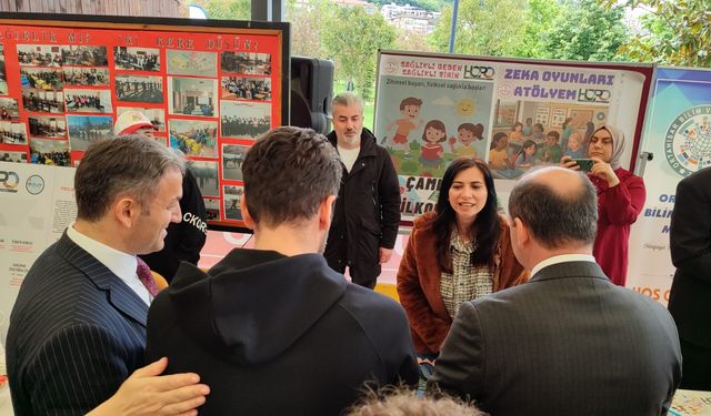 Çamlıca İlkokulu’ndan iki proje HOPO kapsamında sergilendi