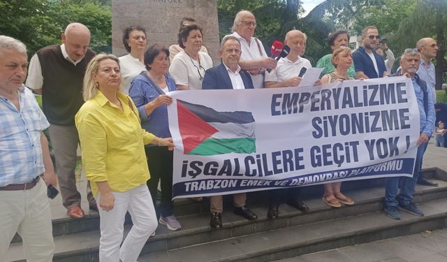 Trabzon Emek ve Demokrasi Platformu: “Ortadoğu'daki Saldırılar Emperyalist Dizaynın Parçası”