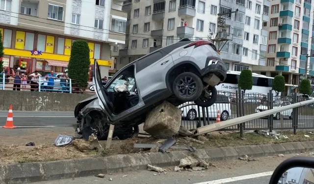 Arsin'de Kaza... Orta Refüjde Asılı Kaldı