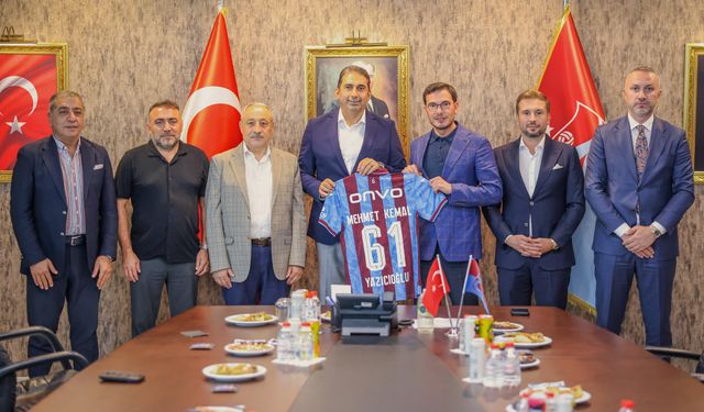 Tokat Belediye Başkanı Mehmet Kemal Yazıcıoğlu’ndan Trabzonspor’a Ziyaret