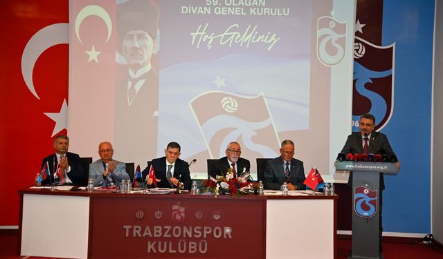 Trabzonspor’un 59. Olağan Divan Genel Kurul Toplantısı Yapıldı