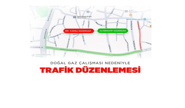 Büyükşehir'den Kapalı Yol Uyarısı