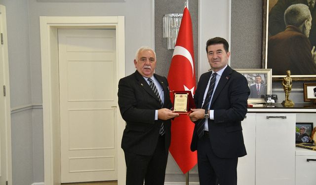 Şehit Aileleri Derneği Başkanı İşler’den, Başkan Kaya’ya Teşekkür Ziyareti