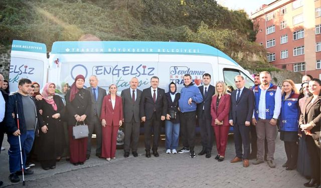 Trabzon'da Engelsiz Taksi'nin ikincisi hizmete başladı