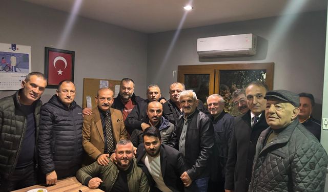 Kalkınma Taksi Durağından Başkan Usta'ya tam destek