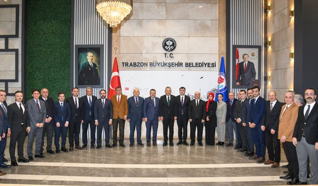 Trabzon Valisi Şahin’den Büyükşehir’e Ziyaret