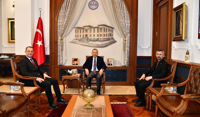 Başkan Ekim’den Vali Şahin’e Hayırlı Olsun Ziyareti