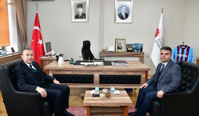 Vali Şahin İletişim Başkanlığı Trabzon Bölge Müdürlüğü’ne iade-i   Ziyarette Bulundu