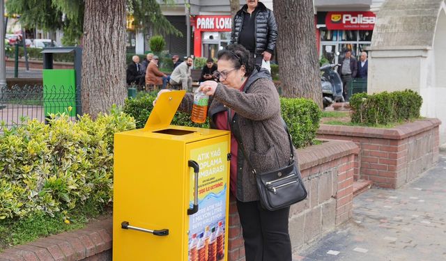 Ortahisar Belediyesi, Atık Yağ Toplama Kumbaralarını Hizmete Sundu