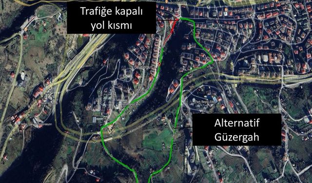 BÜYÜKŞEHİR'DEN KAPALI YOL UYARISI