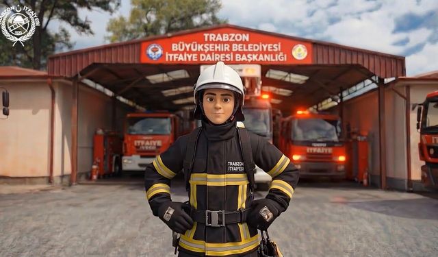 TRABZON İTFAİYESİ'NDEN 'YANGINDA NE YAPILMALI' ANİMASYONU