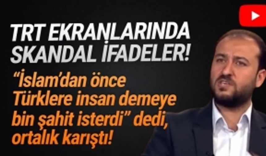 TRT ekranlarında skandal ifade! Tepkiler çığ gibi