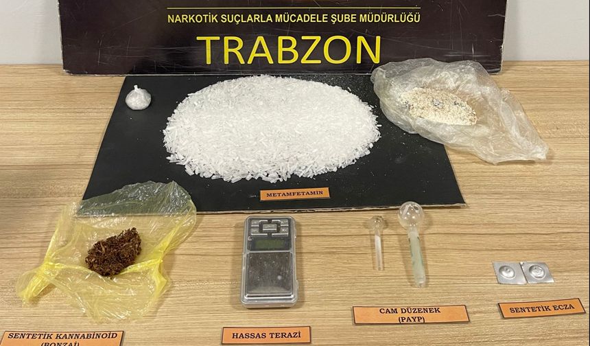 Trabzon'da uyuşturucu operasyonu!