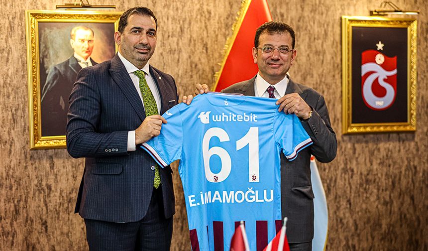 Ekrem İmamoğlu’ndan Trabzonspor'a ziyaret