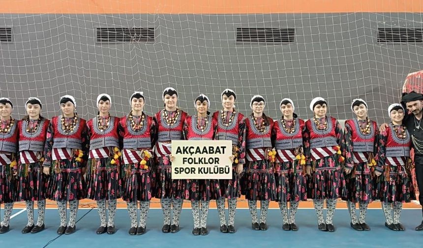 Akçaabat, Türkiye Halk Oyunları Yarışmalarında Derece Yükseldi