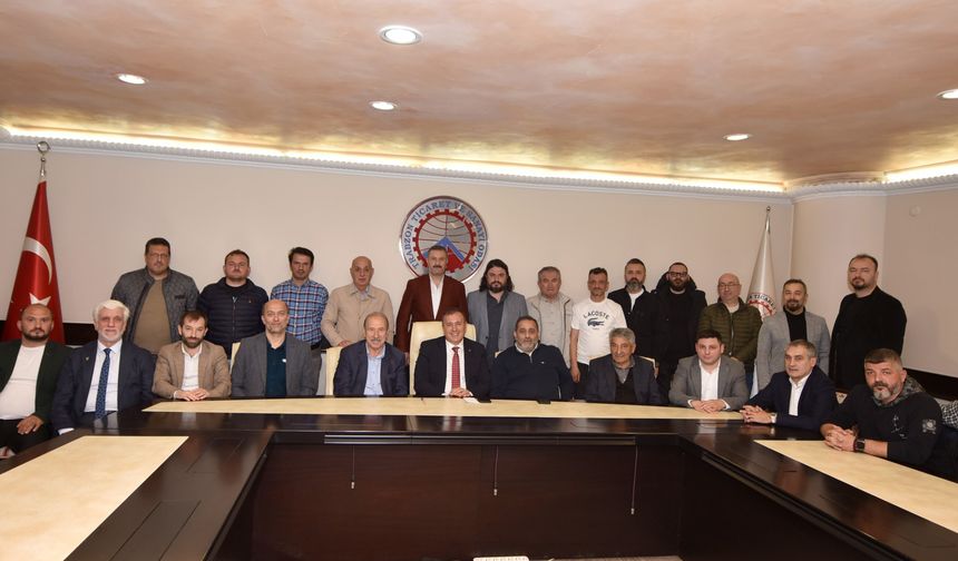Şinik OSB'deki sanayicilerin talepleri TTSO'da görüşüldü