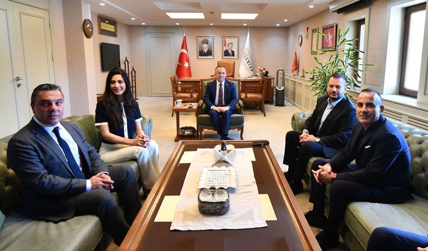 Ertuğrul Doğan ve Yönetim Kurulu Üyelerinden Gaziantep Valisi Kemal Çeber'e ziyaret