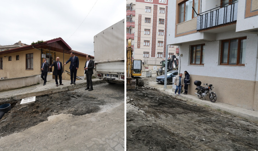 Orta Mahalle’de altyapıdan üstyapıya kapsamlı yenileme
