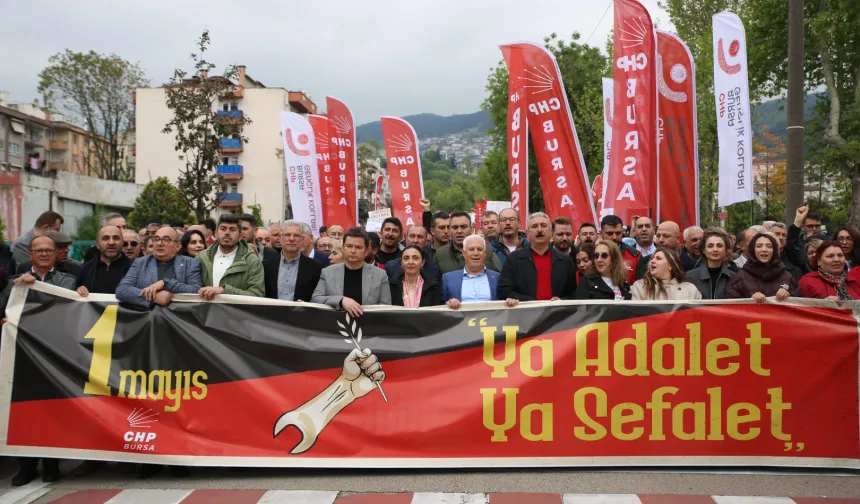 Bursa'da 1 Mayıs coşkusu