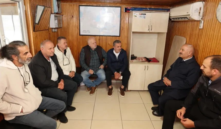Gebze'de Başkan Büyükgöz yeni haftaya taksicilerle başladı