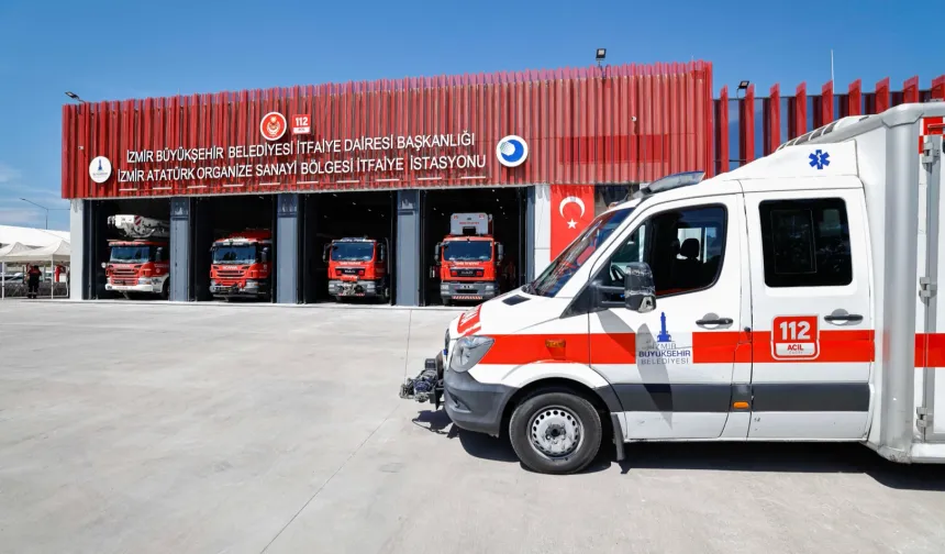 İzmir Çiğli'de itfaiyeye modern istasyon