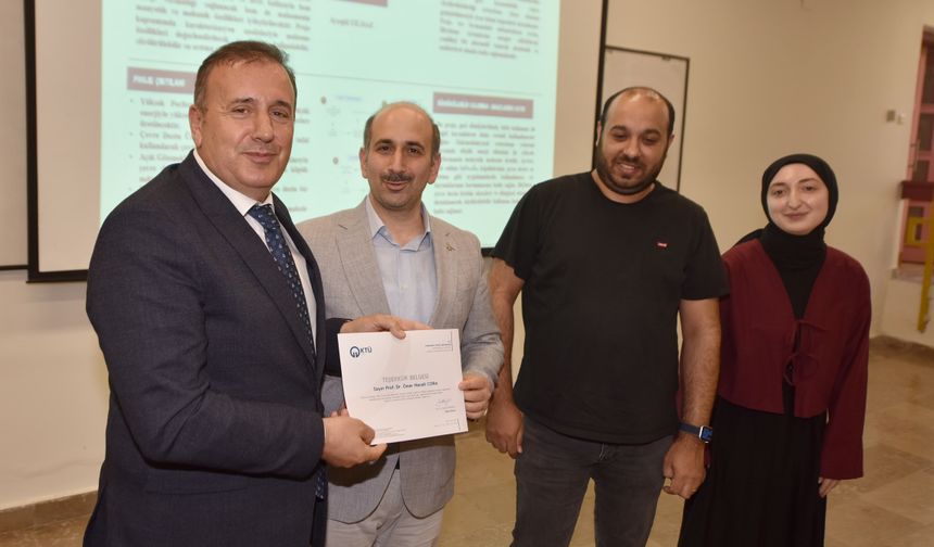 TTSO Başkanı Erkut Çelebi, KTÜ Makina Mühendisliği'nde düzenlenen törende genç mühendislere seslendi