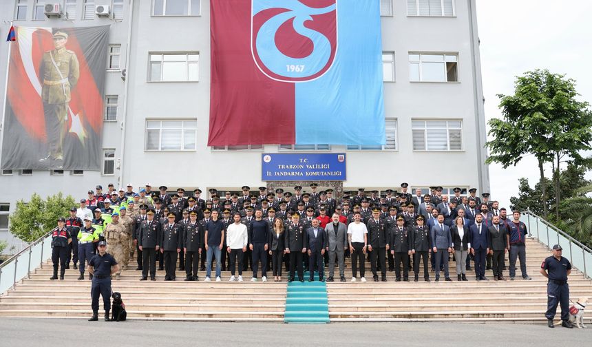 Türk Jandarma Teşkilatı’nın 186. yılı dolayısıyla Trabzonspor’dan anlamlı ziyaret