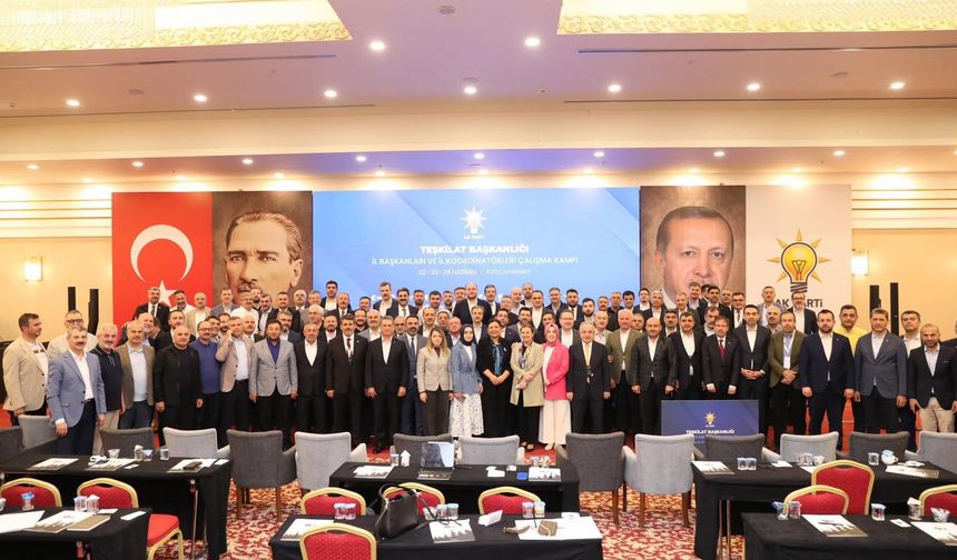 AK Parti Trabzon Teşkilatı,  Kızılcahamam Kampından Moralli Döndü