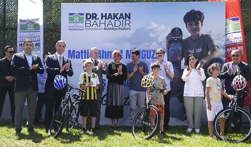 Mattia Ahmet Minguzzi Skate Parkı hizmete açıldı