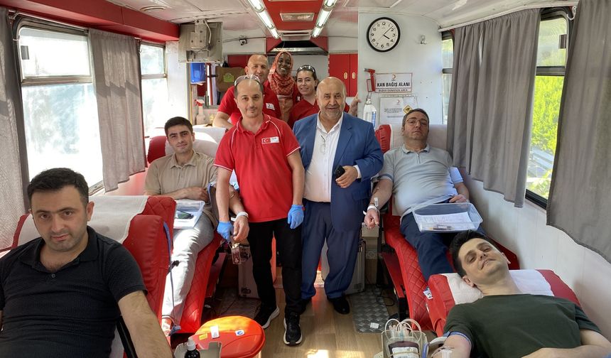 Kan için seferber oldular hayat kurtarmak için sıraya girdiler