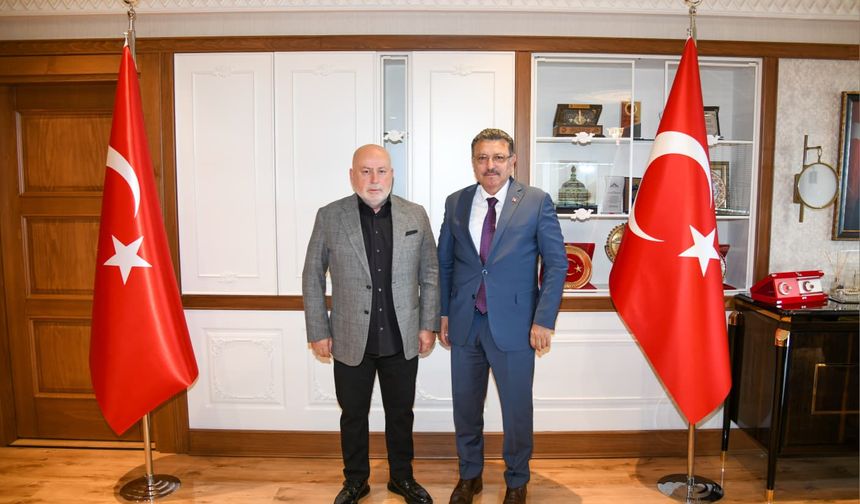 BAHADIR'DAN BAŞKAN  GENÇ’E ZİYARET