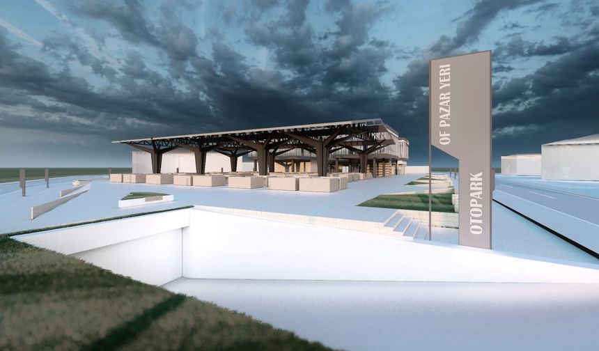 Büyükşehir’den Of’a Modern Pazar Yeri Ve Otopark