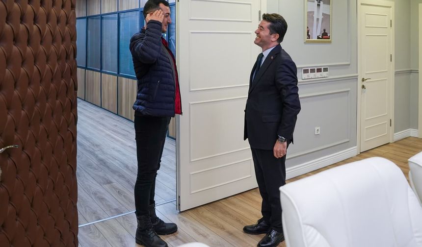 O Asker, Başkan Kaya’yı Ziyaret Etti