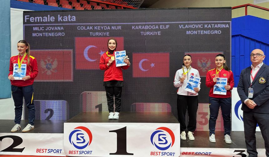 Keyda Nur Çolak Balkan şampiyonu oldu