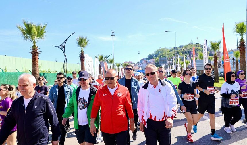 GİRESUN'DA MARATON HEYECAN