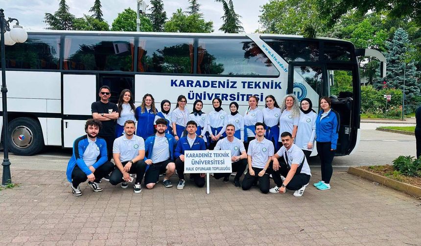 TÜ Halk Dansları Topluluğu Türkiye Üçüncüsü!