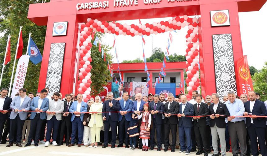 ÇARŞIBAŞI MODERN İTFAİYE MERKEZİNE KAVUŞTU
