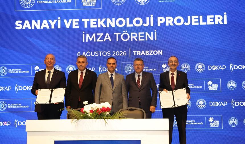 TRABZON'A YAPILACAK YENİ YATIRIMLAR İMZA ALTINA ALINDI