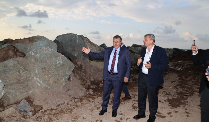 ARSİN YATIRIM ADASI’NDA ÇALIŞMALAR BAŞLADI