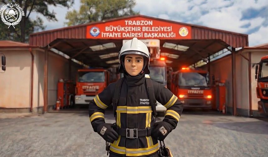 TRABZON İTFAİYESİ'NDEN 'YANGINDA NE YAPILMALI' ANİMASYONU
