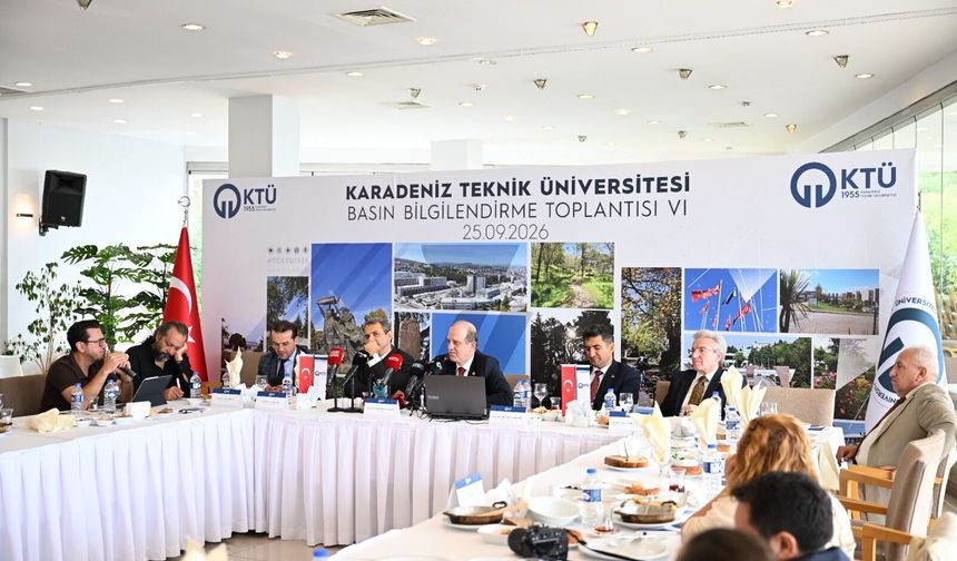 KTÜ YÜKSELEN BAŞARI GRAFİĞİNİ  KAMUOYUNA AÇIKLANDI