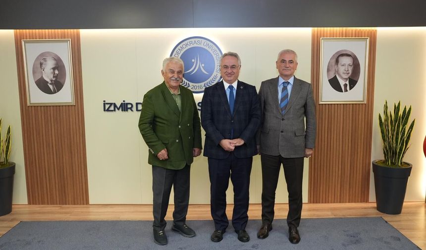 ÖMER YILDIZ’DAN İZMİR DEMOKRASİ ÜNİVERSİTESİ’NE ZİYARET