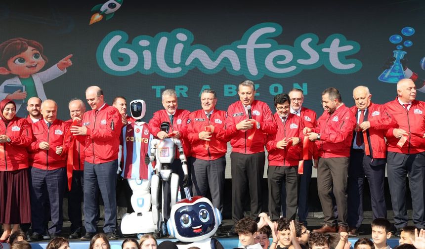 TRABZON'DA BİLİM ŞENLİĞİ BAŞLADI