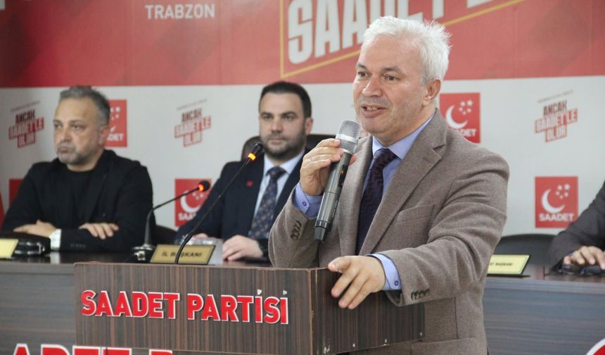 KURDAŞ: "SAADET’İN OLMADIĞI HER ALANDA KARANLIK VE ÇÖKÜNTÜ VAR"