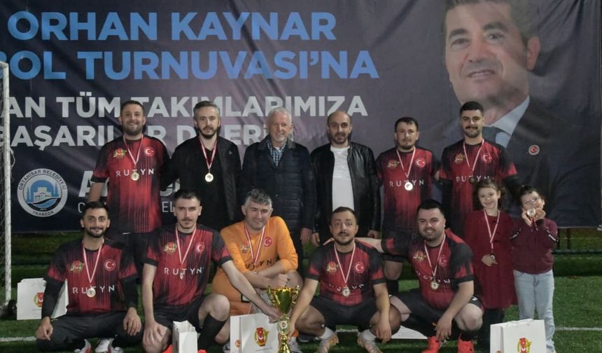 ORTAHİSAR BASIN, ORHAN KAYNAR FUTBOL TURNUVASI’NDA ŞAMPİYON OLDU