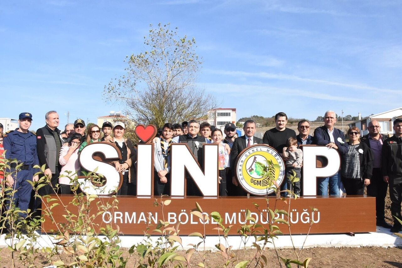 Sinop’ta 100 bin fidan toprakla buluştu