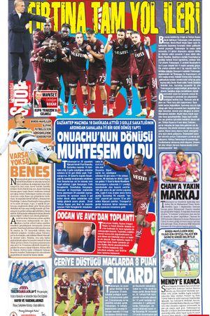 Karadeniz'de Sonnokta Gazetesi - 30.04.2024 Manşeti