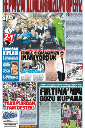 Karadeniz'de Sonnokta Gazete 26.4.2025 Manşet