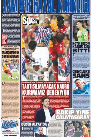 Karadeniz'de Sonnokta Gazete 16.5.2025 Manşet