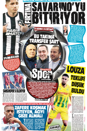 Karadeniz'de Sonnokta Gazete 28.8.2025 Manşet